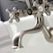 Kingston Brass KS229SN Tub Wall Mount Clawfoot Tub Faucet with Hand Shower, Brushed Nickel KS229SN - alternate 3